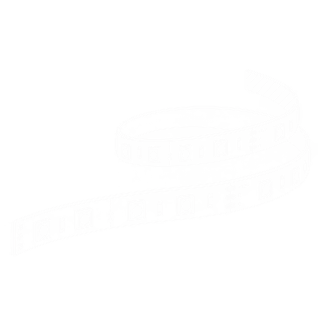 LED strip Line drawing