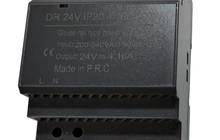 DIN Rail Power Supply DR-60-24 60W 24V DIN Rail Power Supply front view
